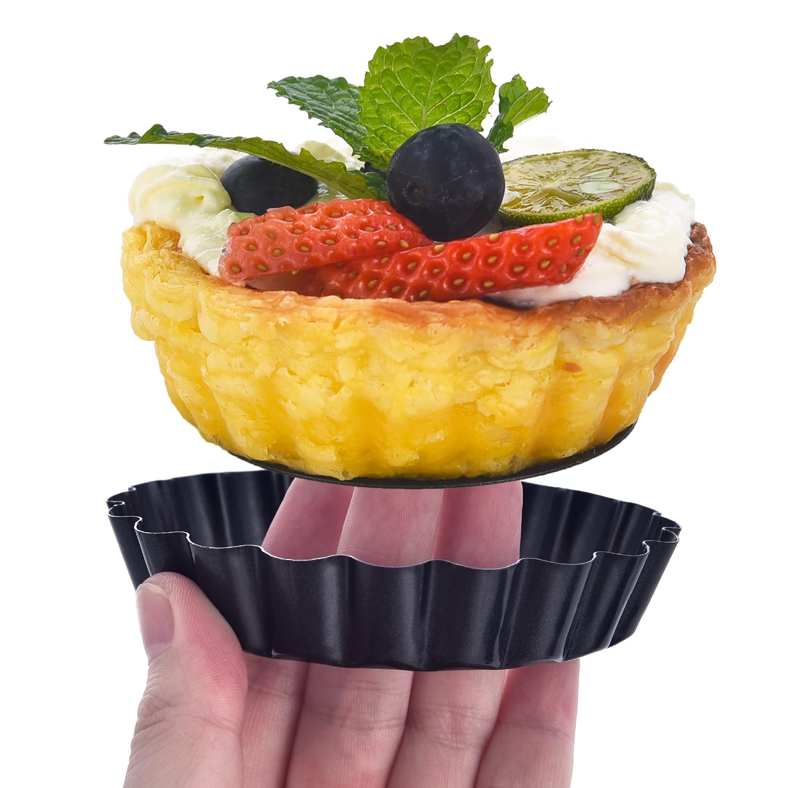 DATANYA carbon steel bakeware construction for durable heat distribution.