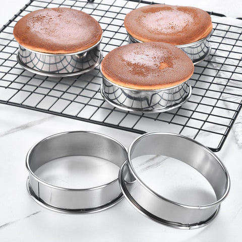 DATANYA crumpet ring set versatile for biscuits eggs and small burgers
