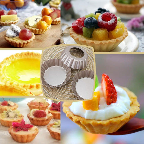 Datanya removable-bottom mini tart pan makes cleanup quick after holiday baking sessions.