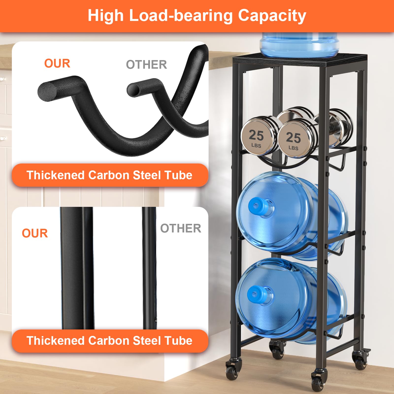 Dataroad Selead top shelf wood highlights versatile surface for cups or plants.