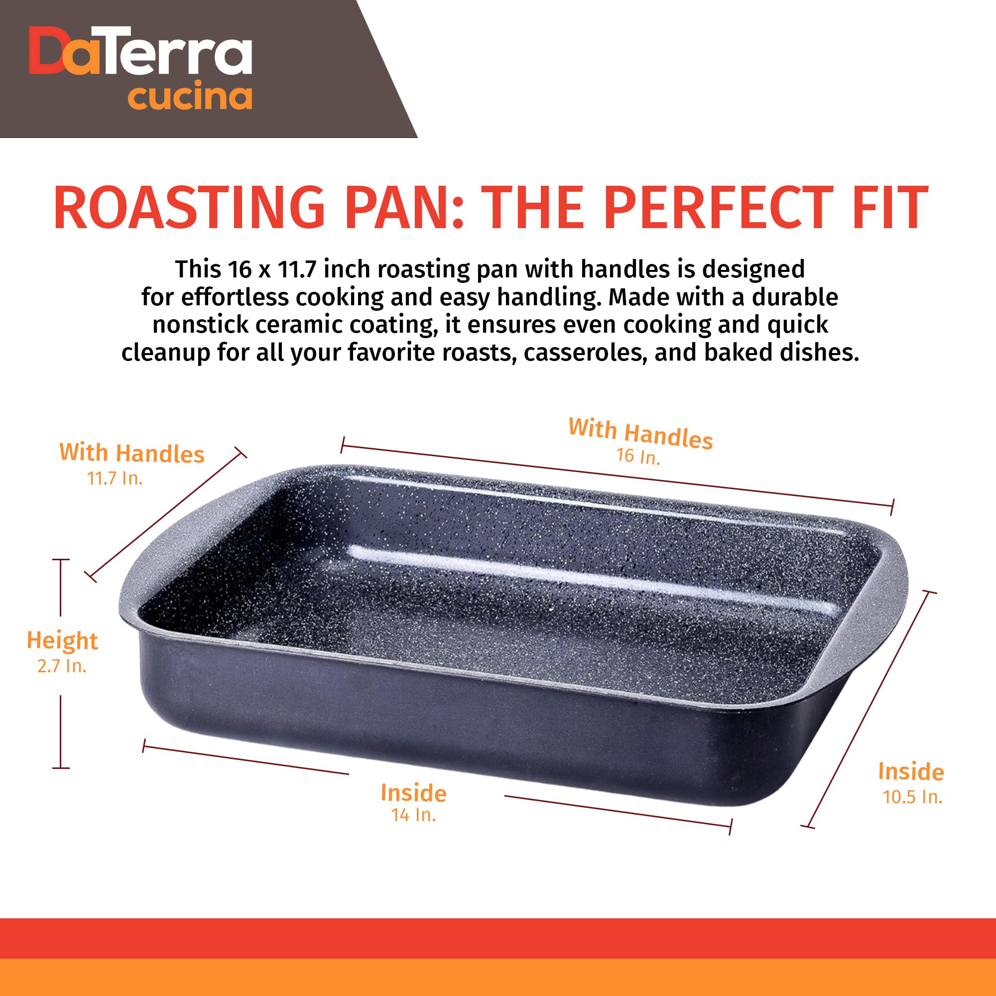 DaTerra Cucina Italian craftsmanship image emphasizes even heat distribution
