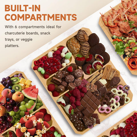 Datichee travel snack box in bamboo highlights portable design for picnics.