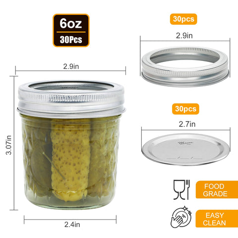 Datttcc glass jar spice storage offers clear visibility for pantry organization.