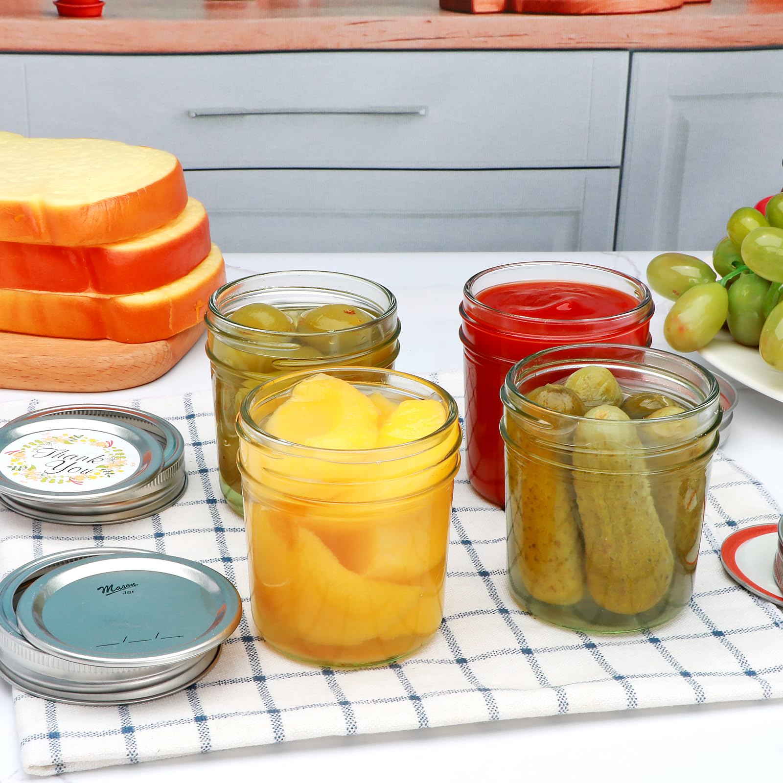 Datttcc Mason jar easy to clean, saving time.