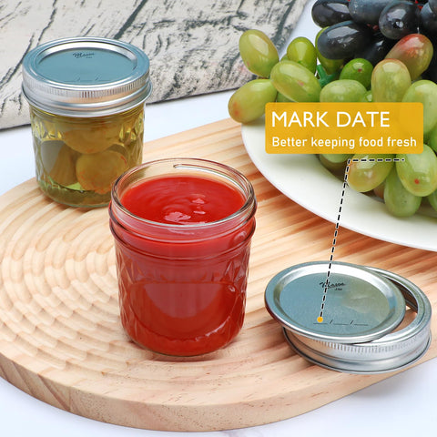 Datttcc transparent jar organization chic display for bath and kitchen items.