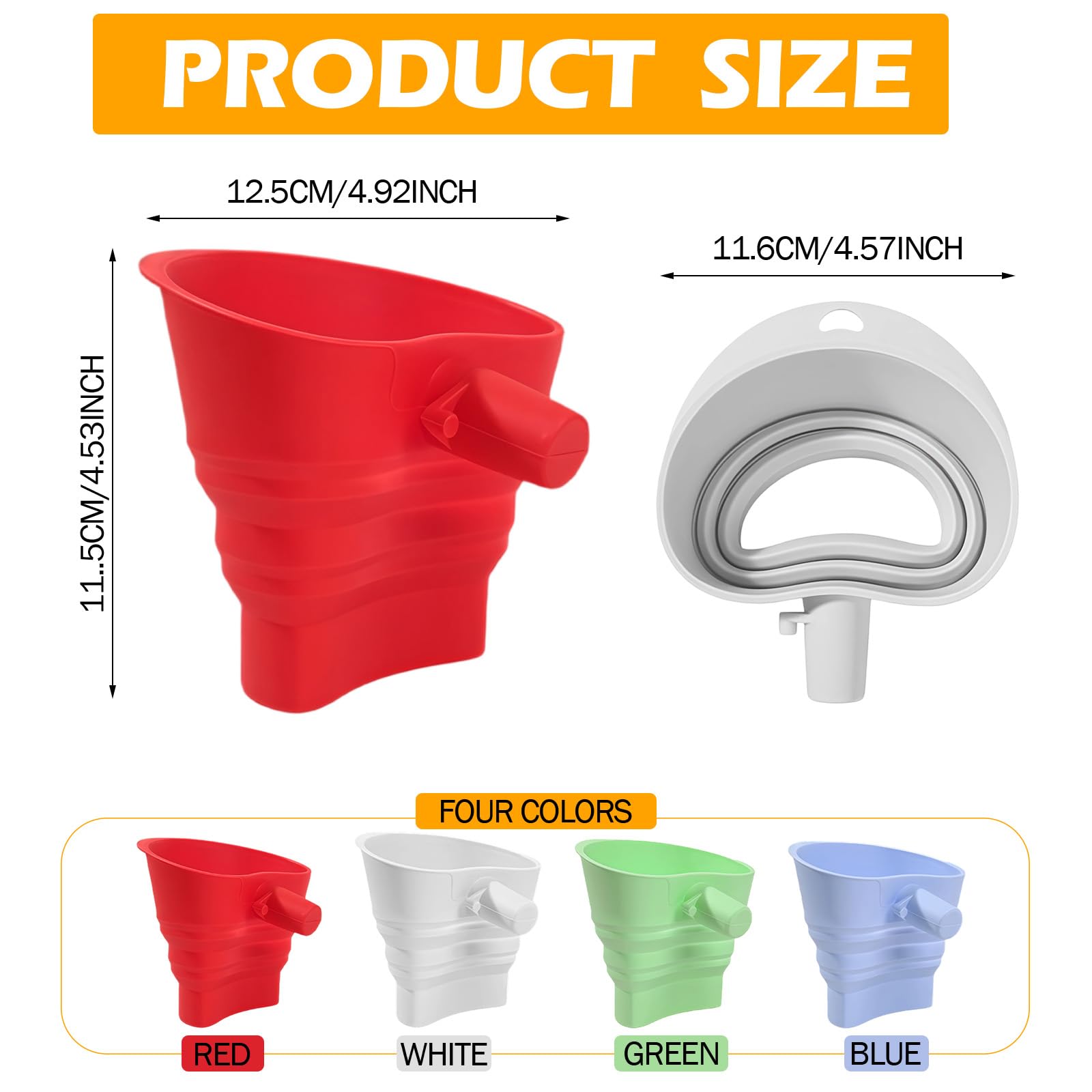 Daureve anti-drip design helps prevent spills during mixing.