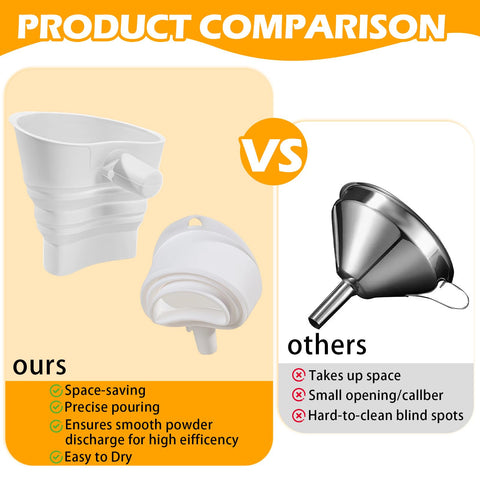 Daureve detachable spout and body allow easy cleaning after use.