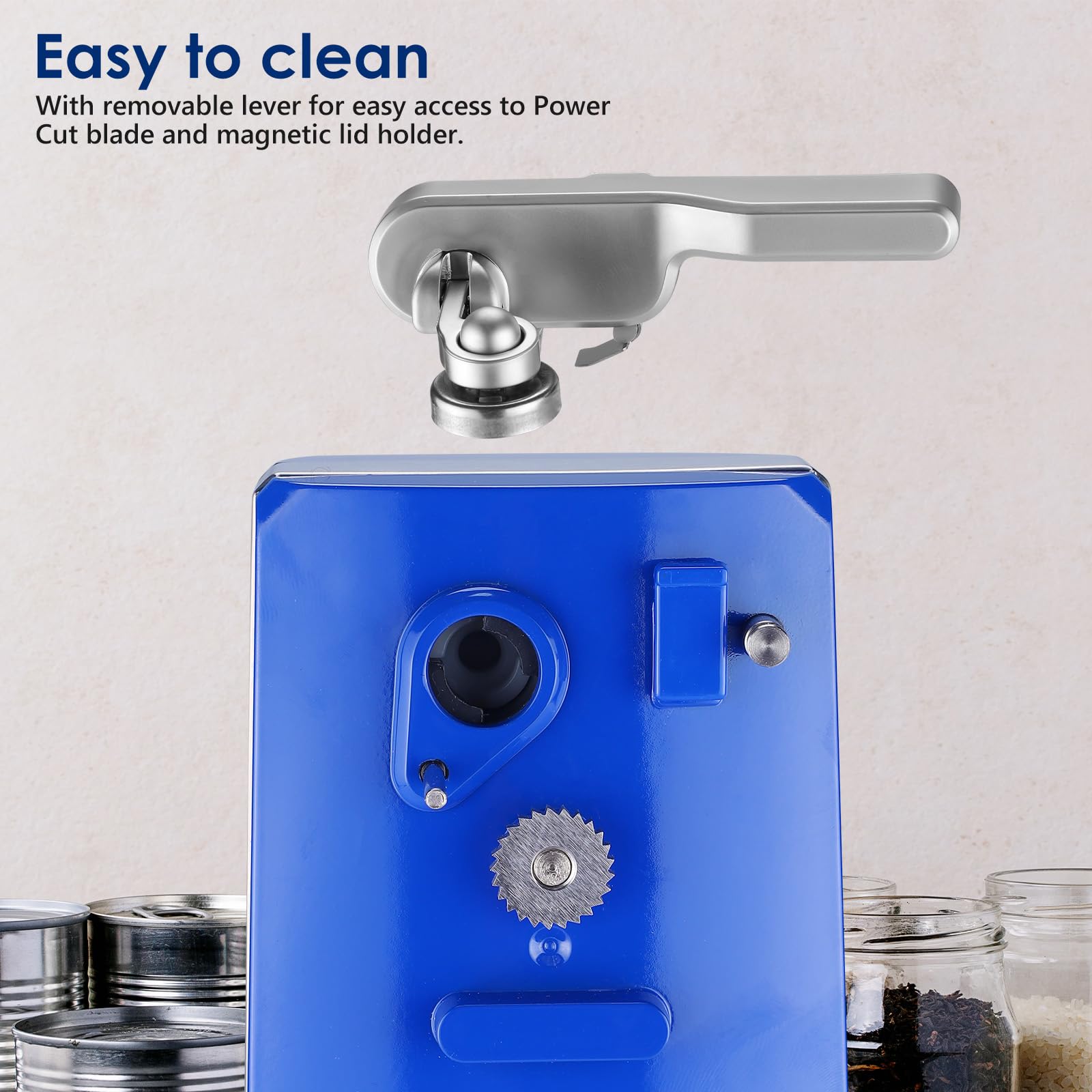 Integrated bottle opener on Davivy can opener for handy use