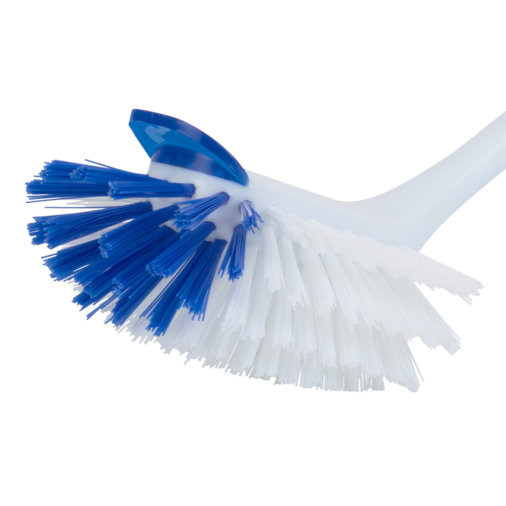 Dawn brush cleans dishes and glasses without scratching non-stick surfaces.