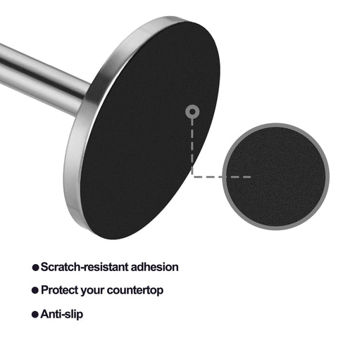 DAWNER stainless steel paper towel holder with brushed nickel finish