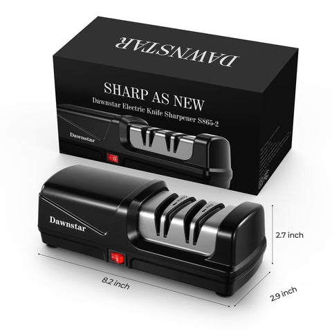 Dawnstar knife sharpener dust box keeps workspace clean