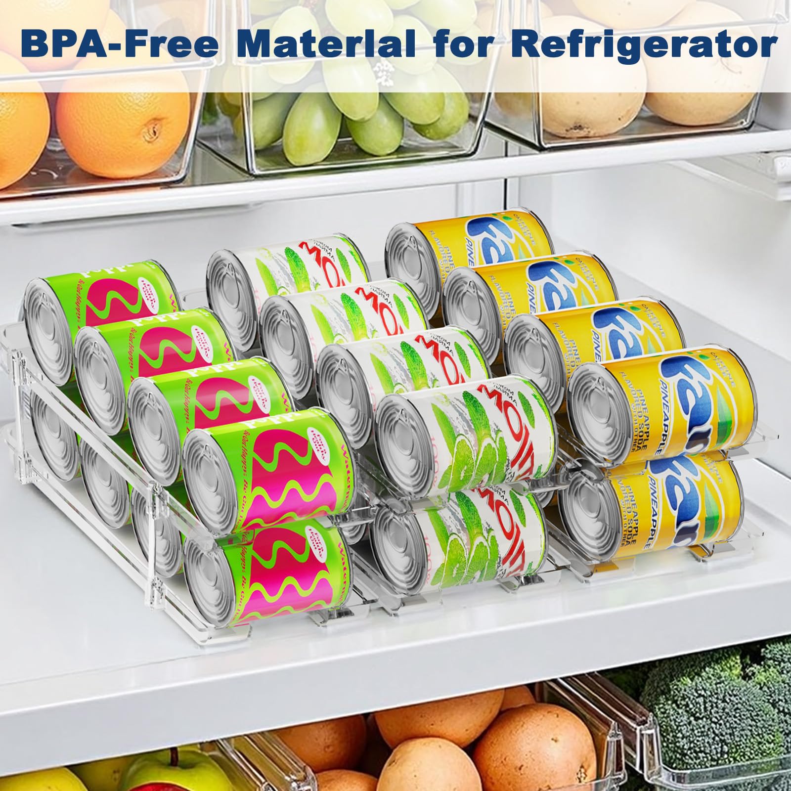 Dayacoco pantry storage with 9 dividers and 24 brackets provides customizable layouts.