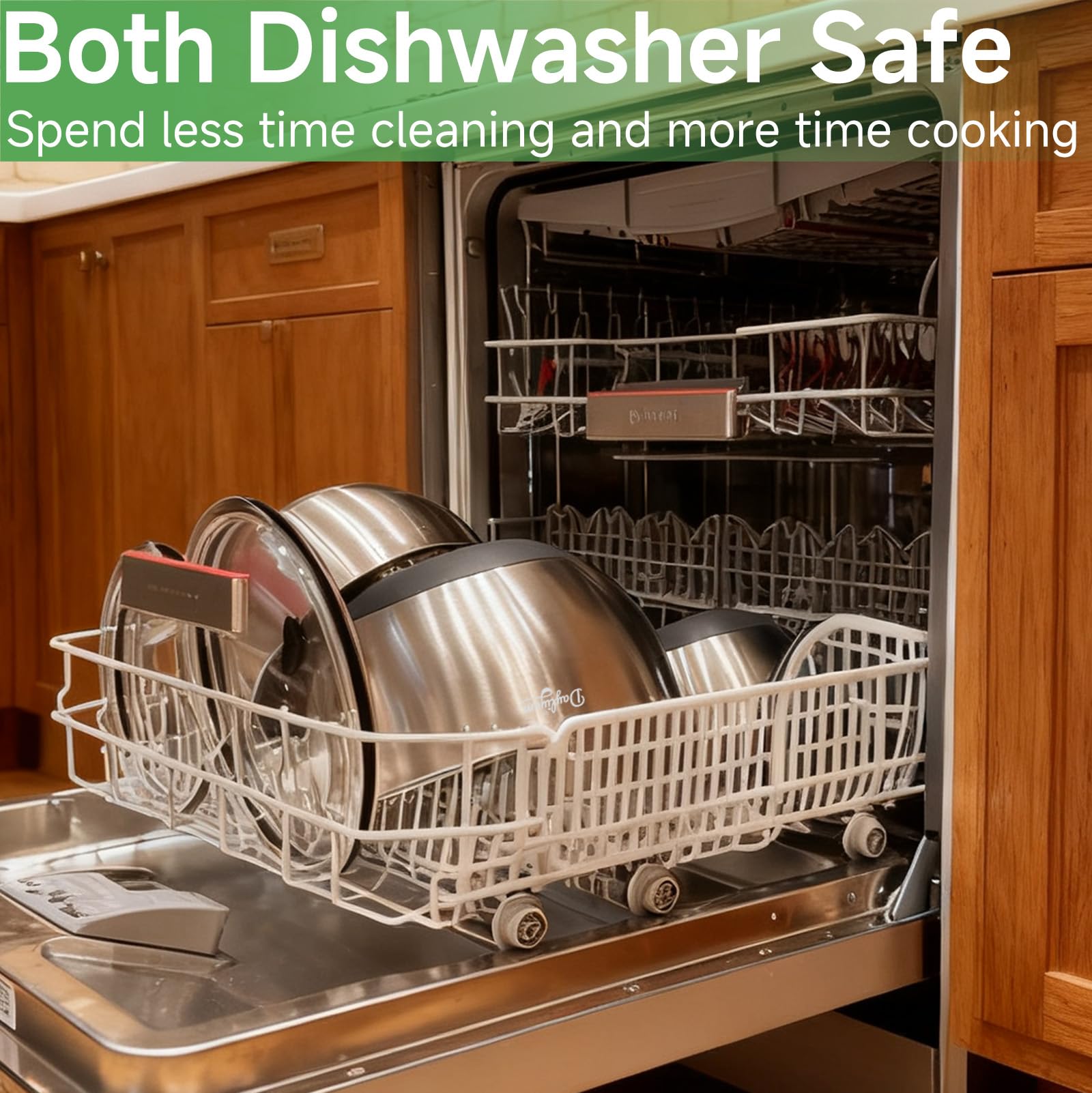 Dayliyum 5 qt bowl handles larger batches with ease.