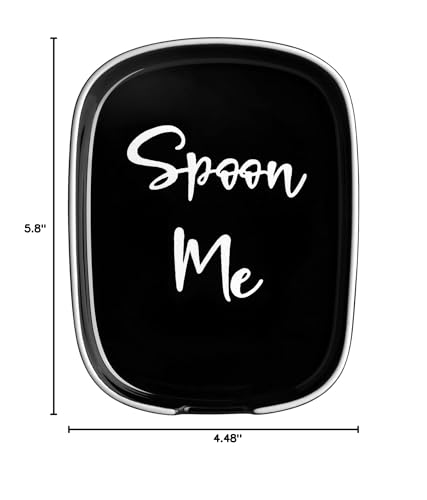 DAYYET black kitchen decor spoon rest complements modern and rustic spaces