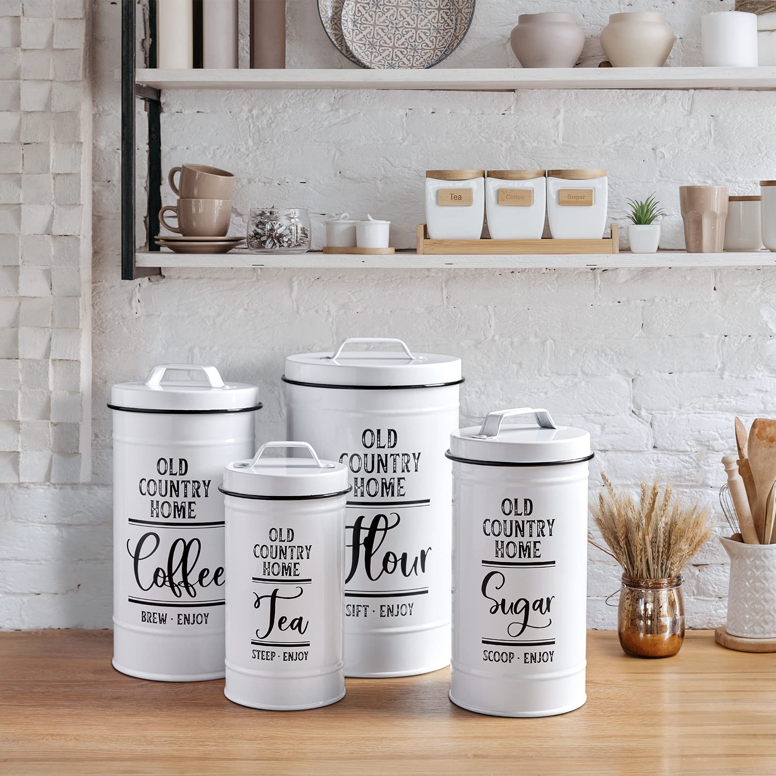 DAYYET sugar canister protecting contents from moisture and light.