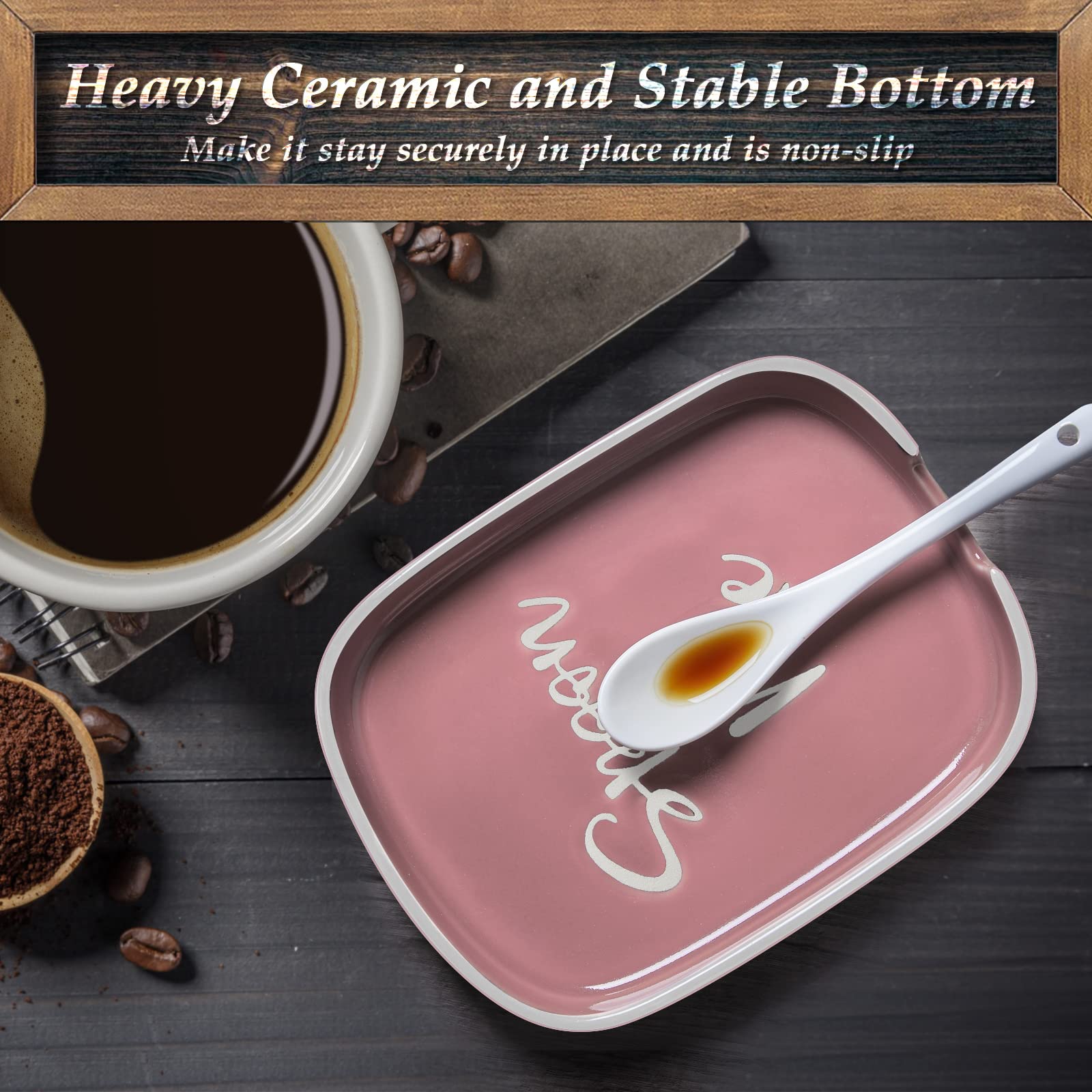 DAYYET dishwasher-safe spoon rest simplifies cleanup after cooking.