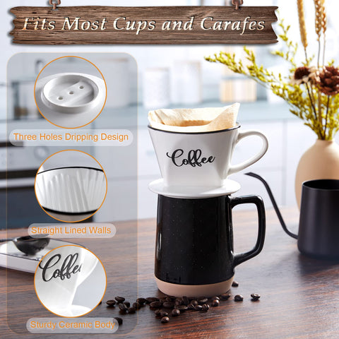 DAYYET heat-retaining ceramic keeps brew warm during pouring