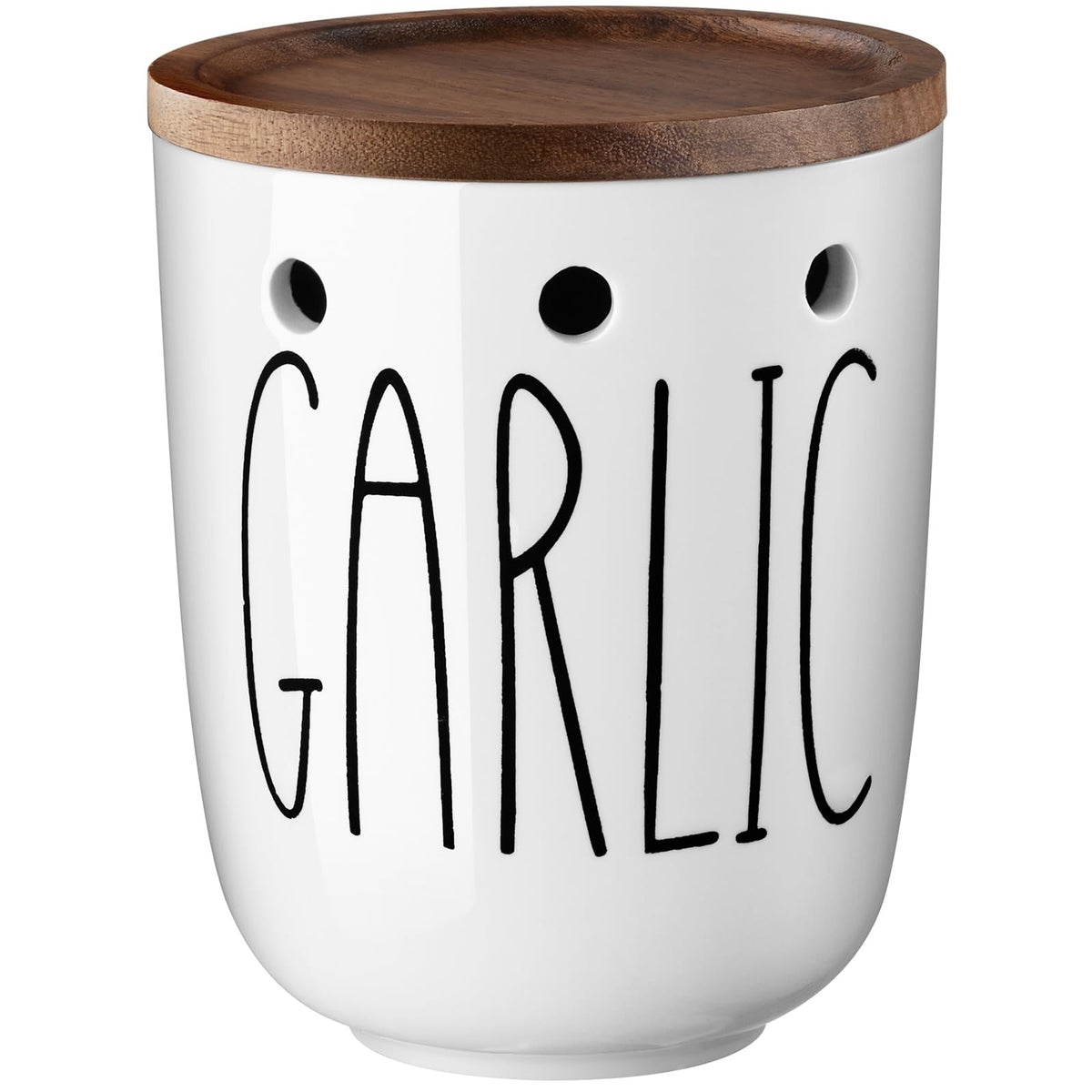 DAYYET large garlic keeper opening on counter for easy access