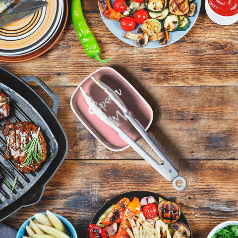 DAYYET large spoon rest holds multiple utensils without spills.