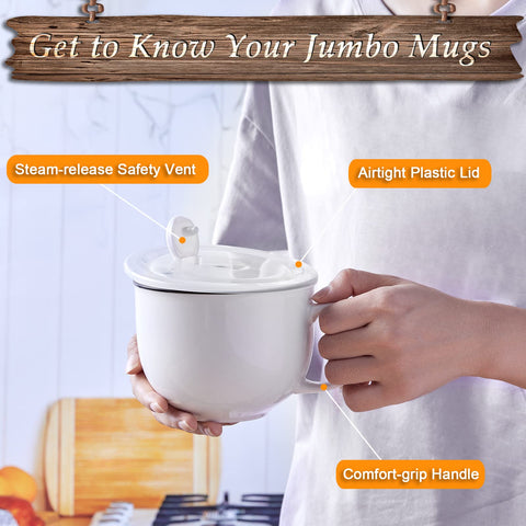 DAYYET microwave safe mug for quick reheating and everyday meals.