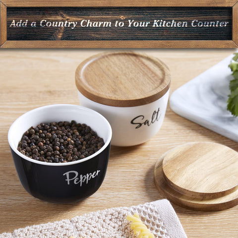 DAYYET stackable salt and pepper bowls save kitchen counter space