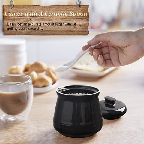 DAYYET sugar bowl on counter adds country-modern charm to kitchen