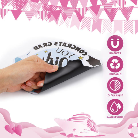 Dazoratix birthday cruise magnet design 5 adds seaside vibes to containers and car doors