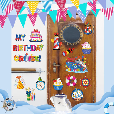 Dazoratix Birthday Cruise lighthouse magnet brightening a fridge with nautical charm