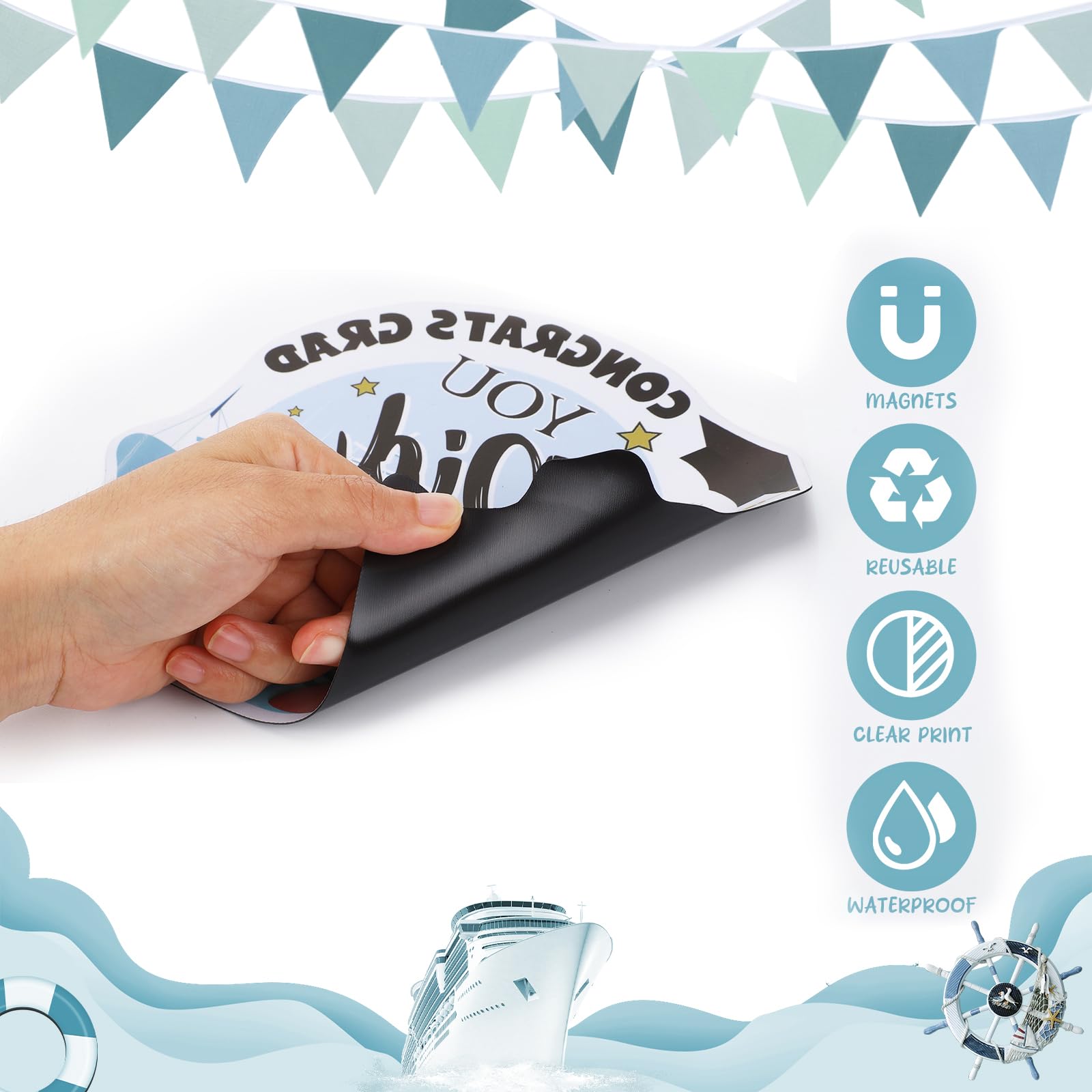 Dazoratix party magnets add color to any vacation gear