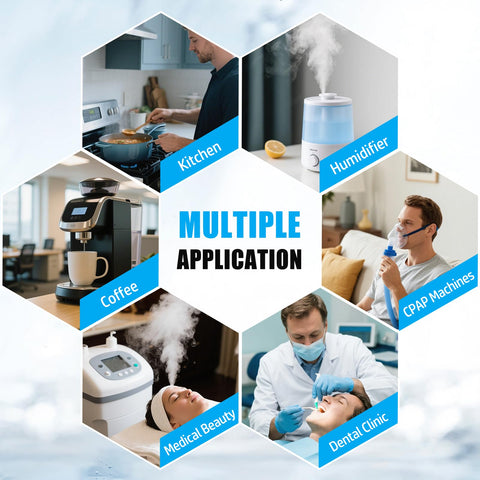 DC House distiller cleaning access with citric acid for maintenance