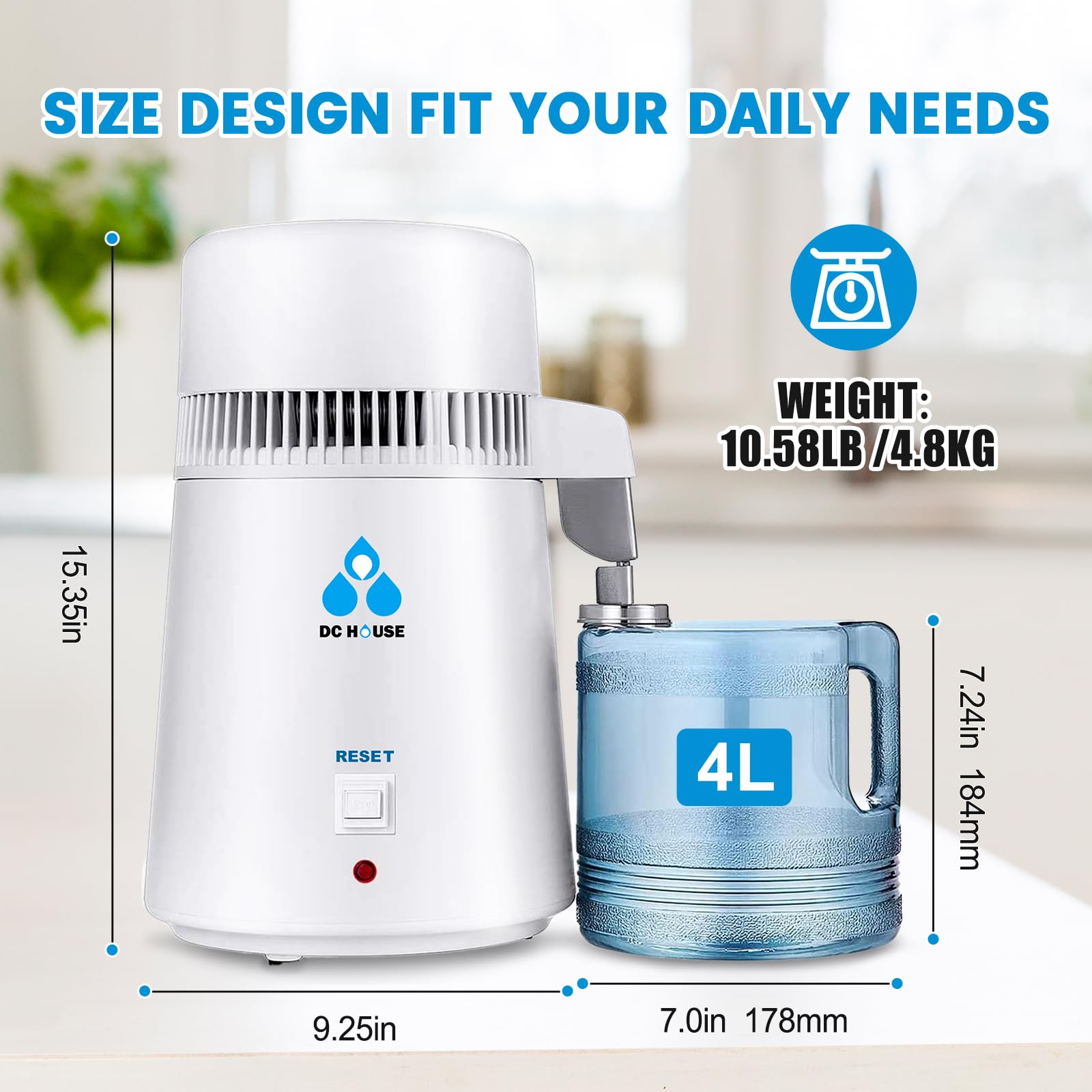 DC HOUSE cleaning powder included keeps maintenance simple.