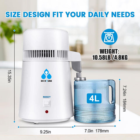DC HOUSE cleaning powder included keeps maintenance simple.
