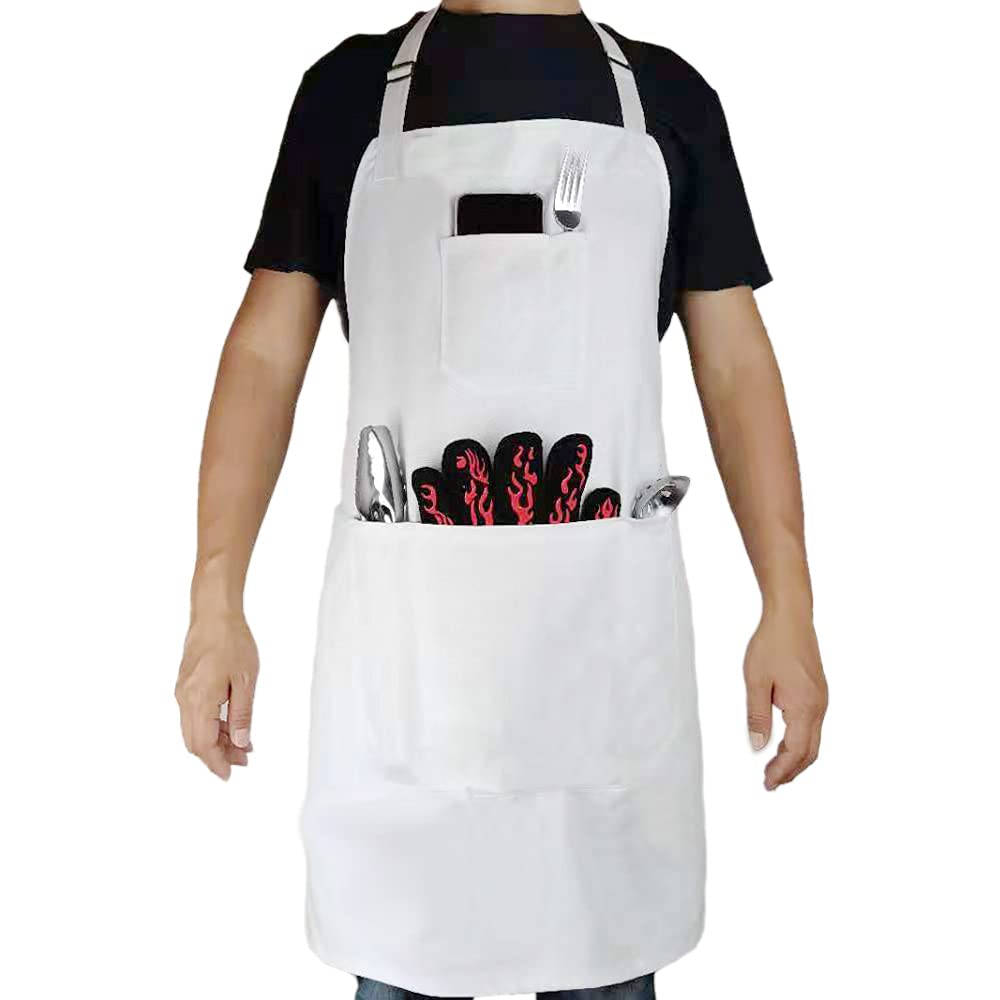 DCCPAA apron featuring 10oz cotton fabric for durable, comfortable kitchen wear.