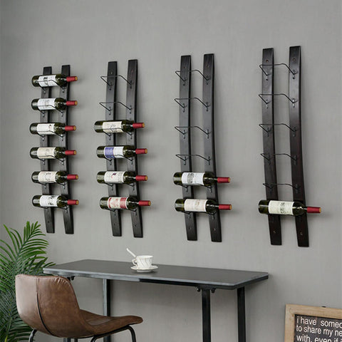 DCIGNA 6-bottle wall rack keeps bottles accessible and organized.