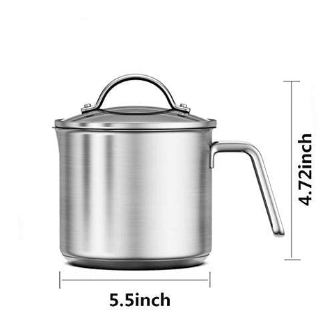 DCIGNA saucepan lid with integrated strainer holes for quick, mess-free draining.