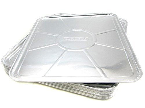 DCS Deals heavy-duty aluminum liners offer durable, reusable mess containment.