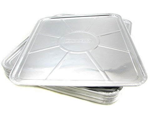 DCS Deals heavy-duty aluminum liners offer durable, reusable mess containment.