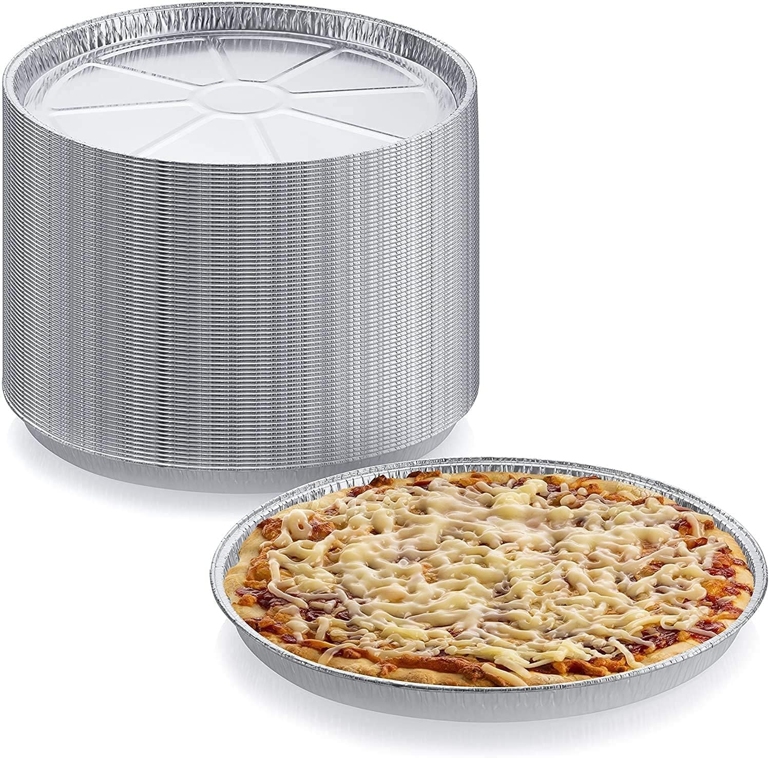 DCS Deals heavy-duty aluminum tray resists punctures and yields crusty edges for home pizzas.