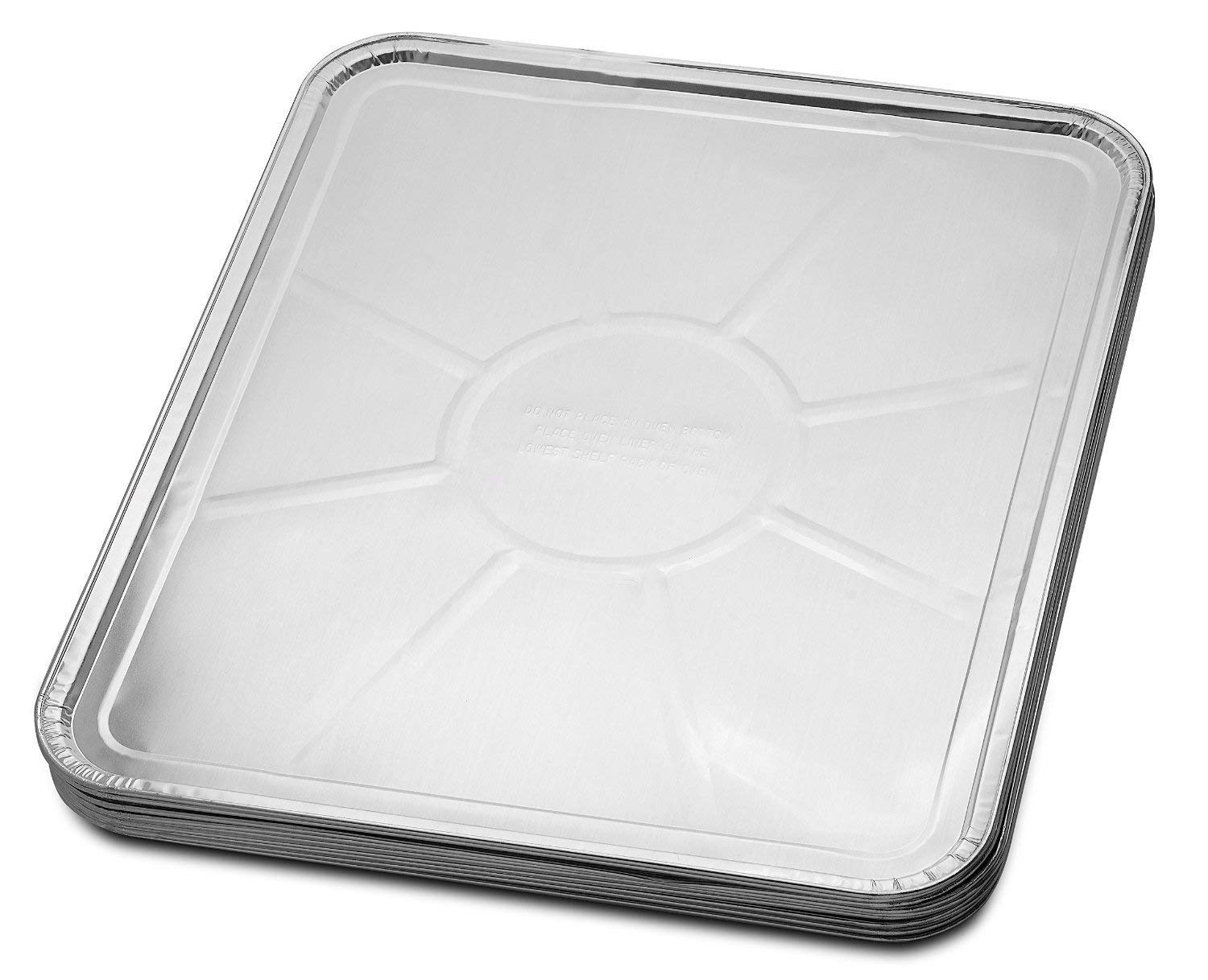 DCS Deals reusable foil oven liner simplifies cleanup between meals.