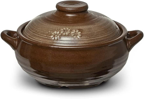 DDasiBowl dolsot-donabe-style on stove demonstrates versatile cooking.