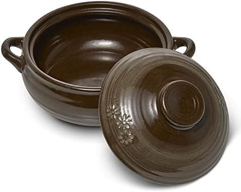 DDasiBowl Korean stone pot 34oz with lid keeps bibimbap hot at the table.