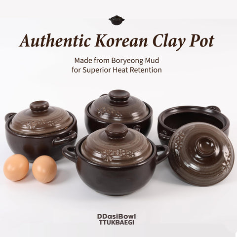 DDasiBowl oven and stovetop safe stone pots for versatile cooking on any heat source.