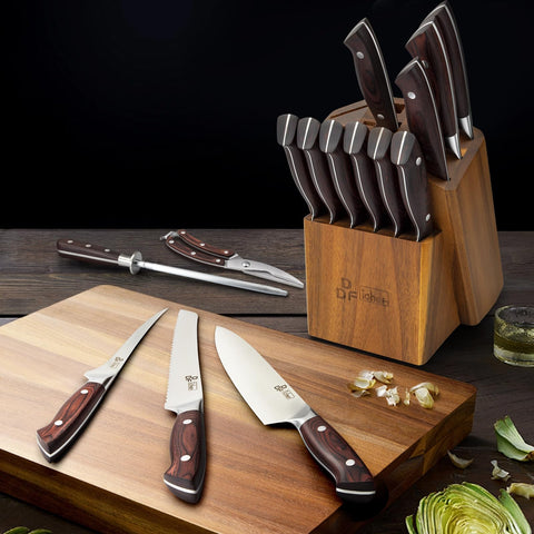 DDF iohEF 3.75-inch paring knife for precise peeling and prep.
