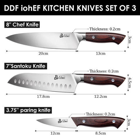 DDF iohEF knife with full tang and double rivet for stability.