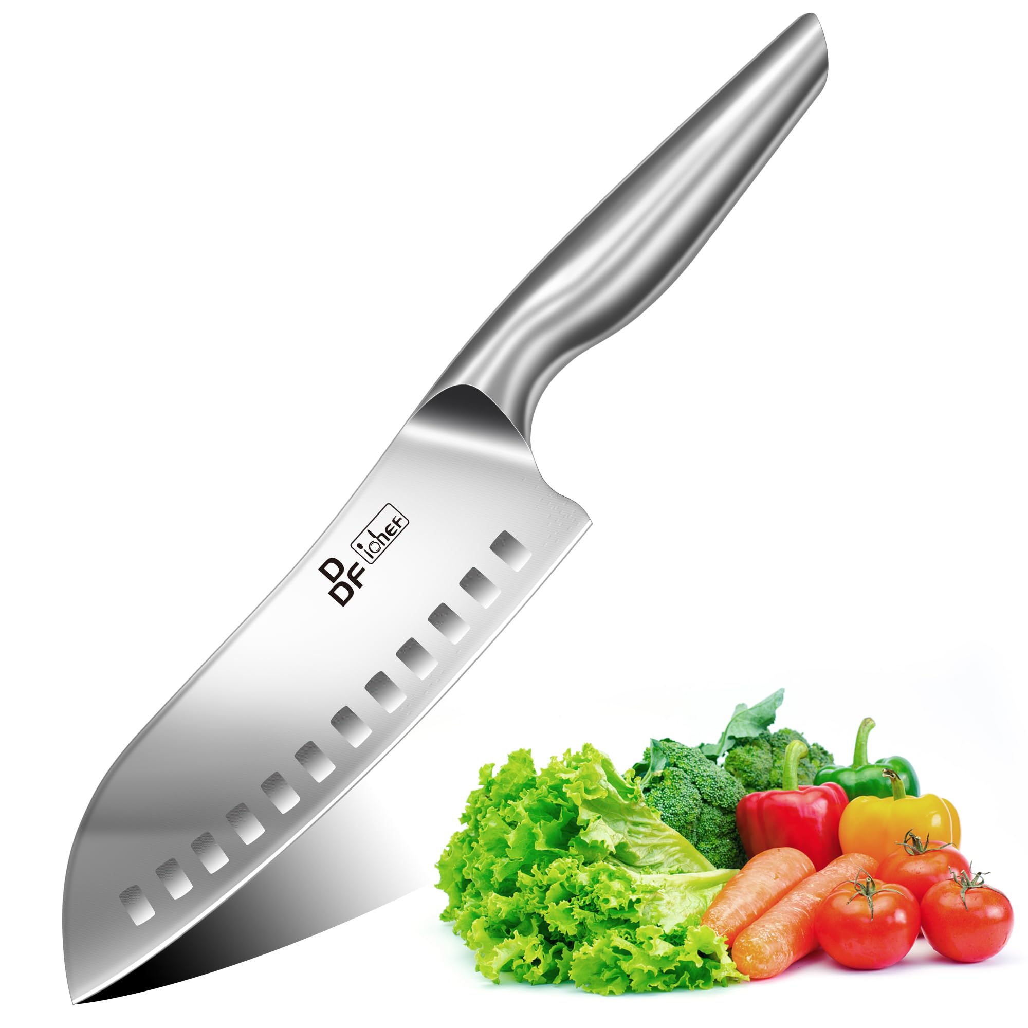 DDF iohEF Japanese stainless steel blade highlighting durability