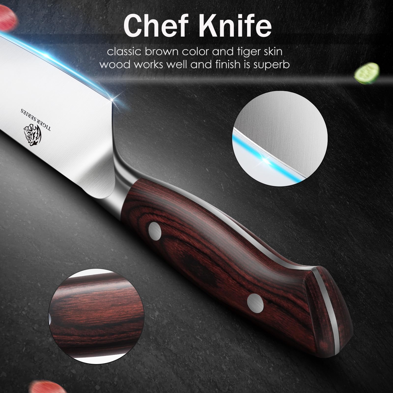 DDF iohEF 3.75-inch paring knife for delicate fruit and vegetable trimming.
