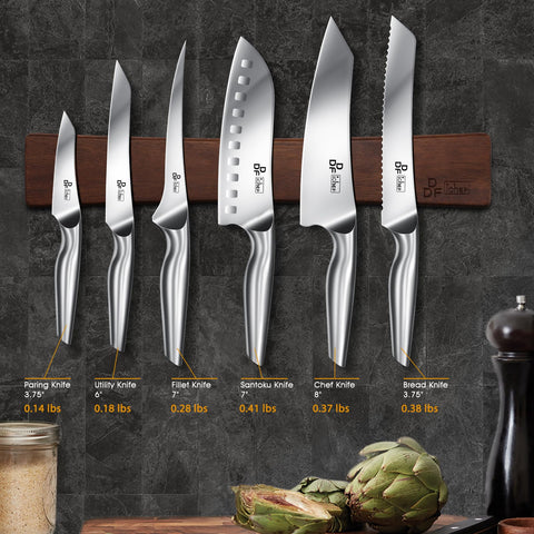 DDF iohEF 3.75-inch paring knife for intricate peeling.