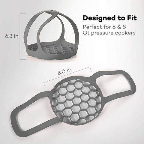 ddLUCK egg-steamer rack supports even cooking of delicate foods