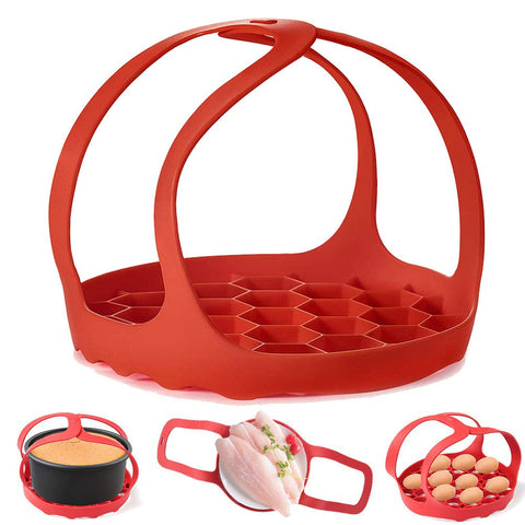 ddLUCK pressure cooker sling safely lifts hot pots from the cooker.