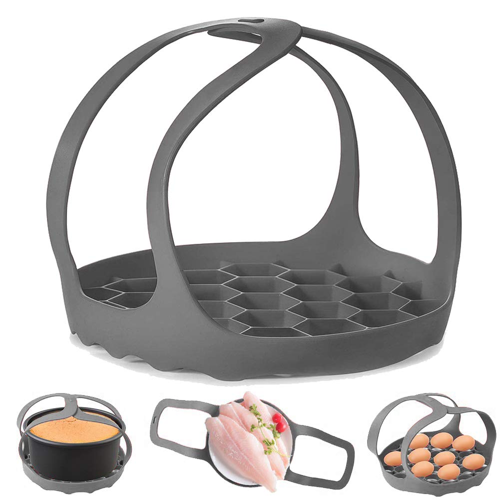 ddLUCK pressure cooker sling assembly showing safe lift and easy handling